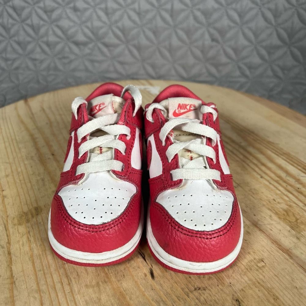 Nike Dunk Low Gypsy Rose Pink Running Shoes Sneakers DC9562-111 Toddler Size 8C - Picture 2 of 7